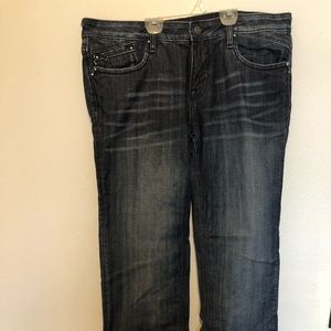 Vigoss Straight-leg Dark-wash jeans size 32